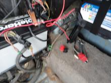 red wire inserted into white wire pin 18