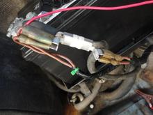 Positive Lead Fusible Link with plastic covers removed