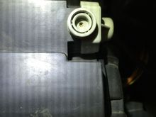 This isn't a screw but seems to be the right location for the "horizontal" adjustment?