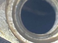 Here are the threads- Once it  broke loose it came out easily so it was just stuck.  I assume it’s normal to see the valve like this ? 
Finally should I be concerned about the penetrating oil that for sure got into the cylinder? 