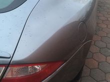 Aerial removed and then resprayed. That's the only thing about this car that bothered me and it looks much better now!