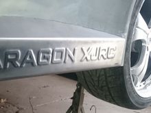 Embossed side sill covers all made in steel