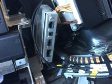 Gateway module in bracket without wiring