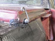 hole cut on OEM water diverter to secure drain tube
