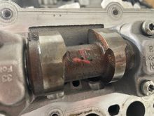 Rust on camshaft 