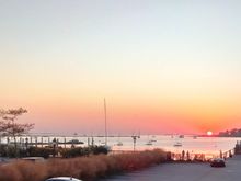 Last night on the shore in CT. Makes car troubles go away for a bit!