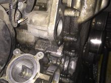 Numbers on top of engine block