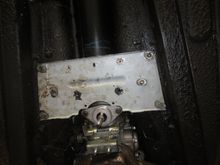 Half moon bracket in place