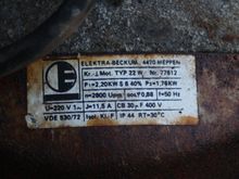 Details of 'The Electric Motor' which means nothing to me!

But it runs a lot better than it looks

Except it Runs the Wrong Way for the Hydraulic Pump