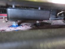A couple of nuts to ensure airflow under the amp.