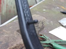 The Peg on the Brake Pedal that operates the Brake Light Switch