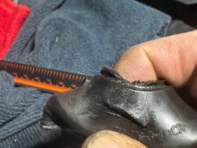 Replaced lower ball joint boot. 