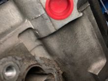 D/S AJ26 cylinder head camshaft position sensor provision. 