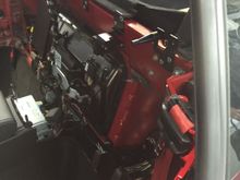 Again behind driver seat.