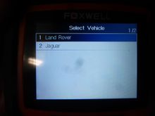 This comes up. Select Jaguar 