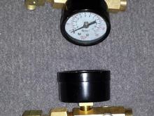 Front shock Air test adapters, parts from ebay and local venders.