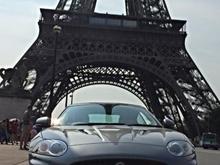 XKR posing in Paris