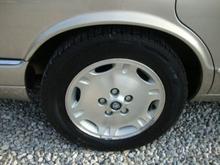 96 Jaguar XJ6 Exterior, Wheel tire example. All others similar condition.