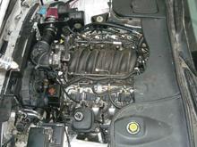 Engine compartment view- left side