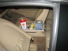 My console insert. about 5 hours work and about $45.00 in material.  The cup holders were the biggest expense.