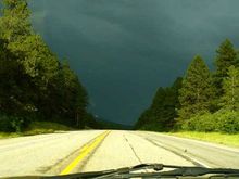 The view approaching Durango, CO