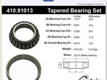 Rock auto listing dialed back a year to '86 for true Series 3 dimensions