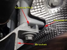 This is what the Bracket bolts look


