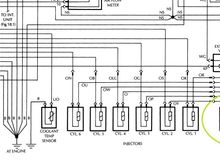 1987 SIII Fuel Injector partial wiring