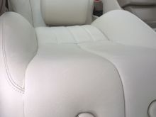 Drivers seat, few area of die to remove yet.
