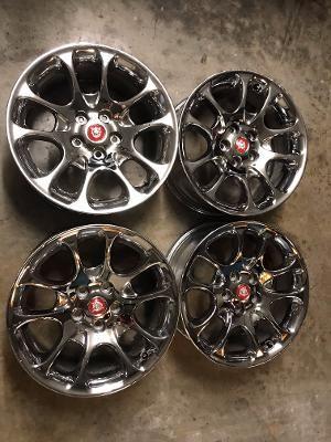 Wheels and Tires/Axles - 1999-2002 XKR Double Five Chrome Wheels - Used - 0  All Models - Maryville, TN 37803, United States