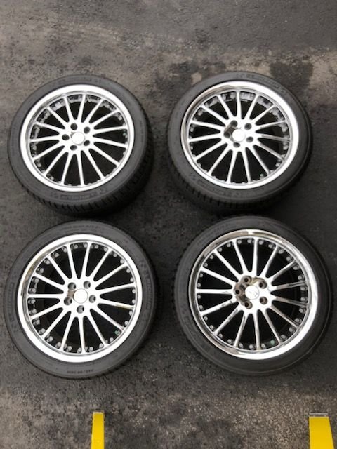 Wheels and Tires/Axles - 19" michelin pilot sport a/s 3 plus 245/40zr19y tires and coventry chrome rims - Used - All Years Jaguar XF - Douglassville, PA 19518, United States