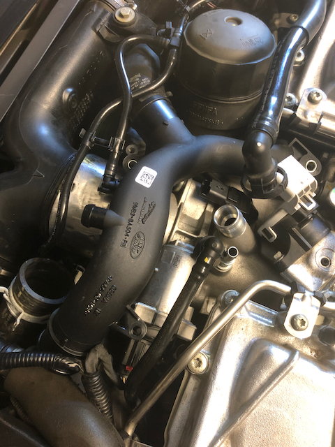 One New Genuine Engine Coolant Pipe AJ813865 for Jaguar
