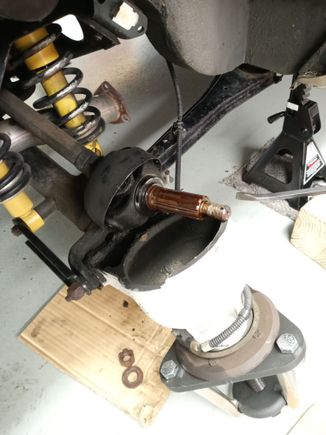 You can tell the Kroil creeped through the splines.
