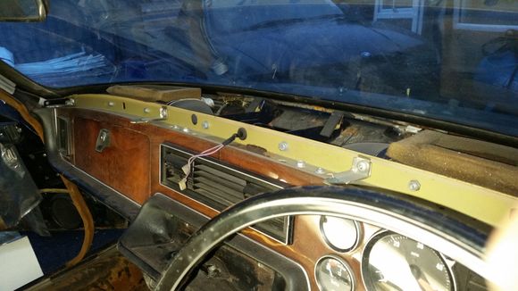 Top dash removed. 