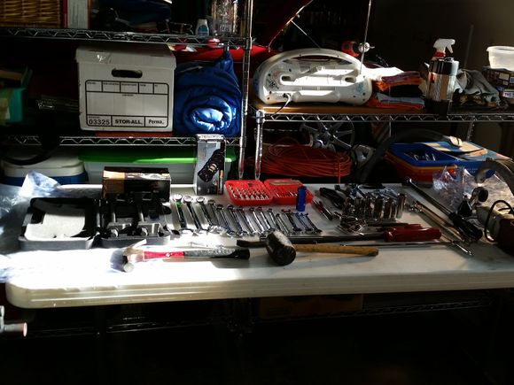 Tools needed to complete this job.