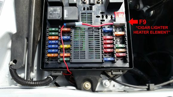 Power to the DRLs come from here.