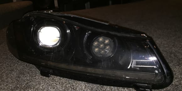 Purchased a beat up headlight from a dismantler to play with various modifications