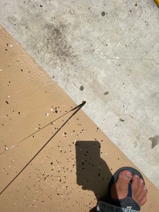 Initial oil dark and gooey 