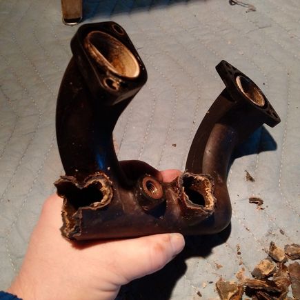 This is with minimal effort with a pair of pliers. I continued until the pipe wouldn't break.