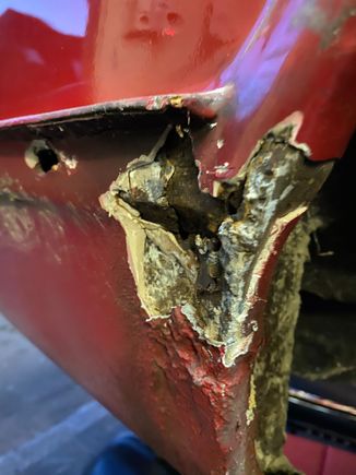 Found on the right rear.