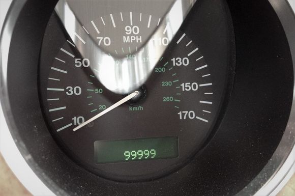 I was driving along and noticed 99999