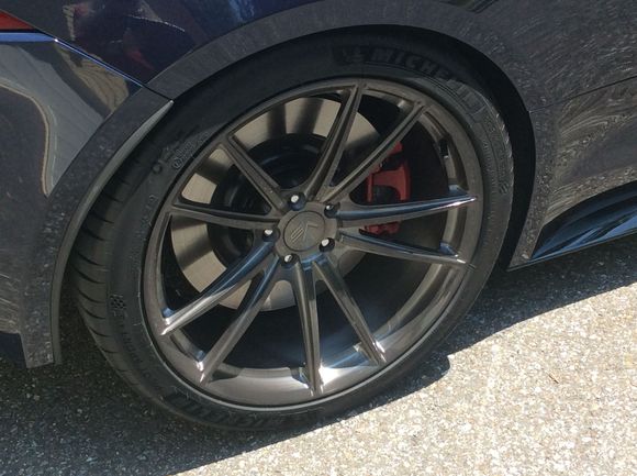 I refer to this finish as “brake dust grey”