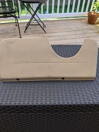 Knee air bag front  view
