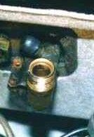 My leak is coming from the bottom of the petruding piece with the cap, but like i say mines not capped it continues...but to where i have ti investigate more.