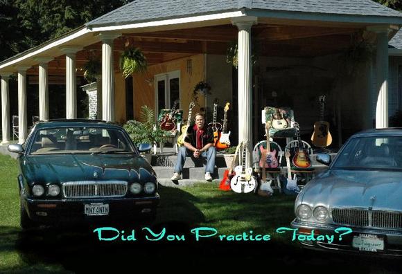 "Cats 'n' Strats" the Vanden Plas (on left) had seat warmers. So, I drove it in winter, and bought another '95 for summer driving.