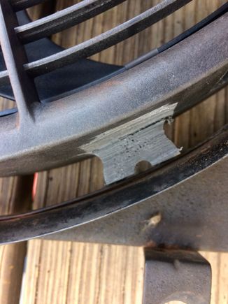 Press it into the shroud.