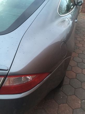 Aerial removed and then resprayed. That's the only thing about this car that bothered me and it looks much better now!