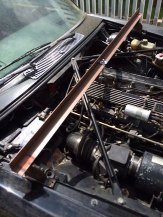 Made from an old bed frame.