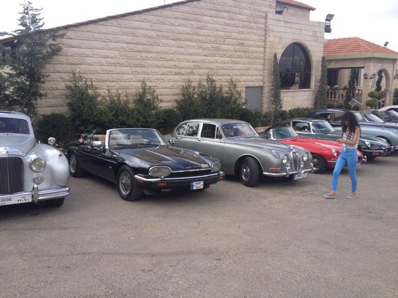 This was my first ride in the car with the Jaguar Club of Lebanon