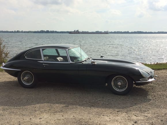 Classic lines on the E-Type - always looks good.